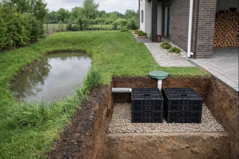 Retencja wody na działce – jak dobrać rozwiązanie do gruntu i spadków terenu